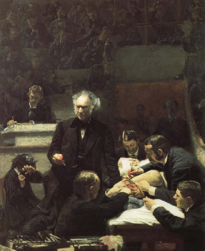 Thomas Eakins Gross doctor's clinical course China oil painting art